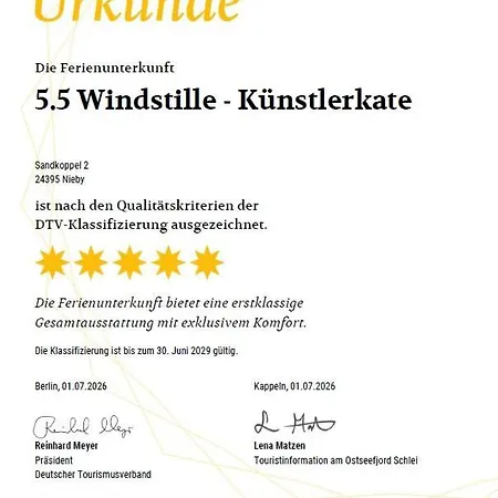 Dom wakacyjny Reetdorf Geltinger Birk Kuenstlerkate Windstille